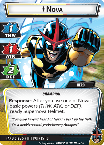 Marvel Champions : The Card Game - Nova Hero Pack
